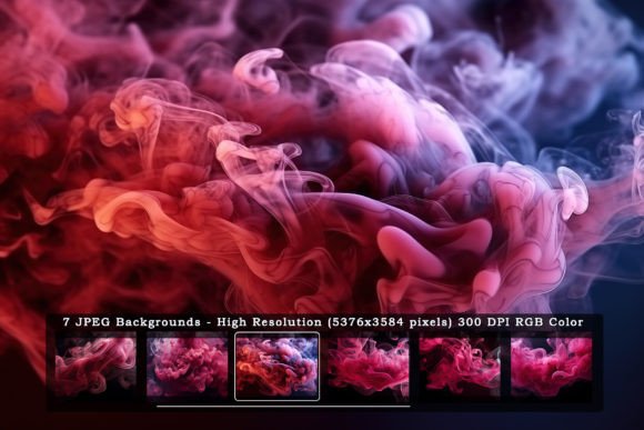 7 Brown Smoke in Black Backgrounds: Moody Textures for Modern Design