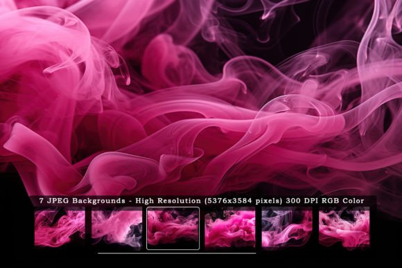 Elevate Your Visuals: The Allure of Pink Black Smoke Textures