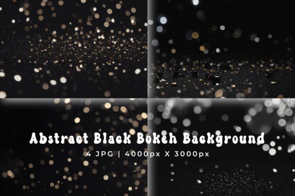 Elevate Your Visuals: The Power of Abstract Black Bokeh Backgrounds