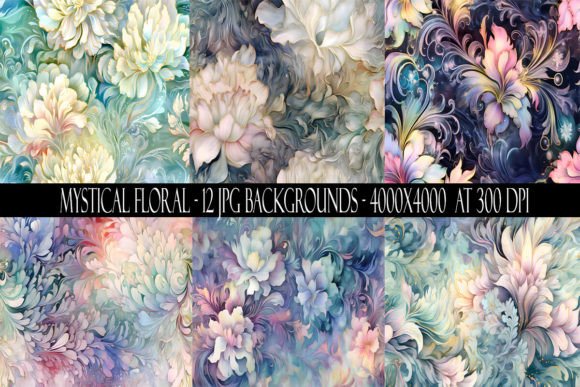 Mystical Floral Backgrounds: Unlocking Creative Depth
