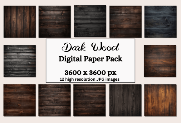 Rich & Rustic: The Allure of Dark Wood Texture Backgrounds