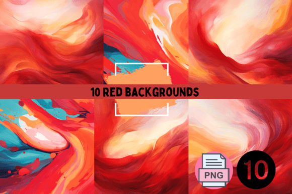The Visual Power of Abstract Red Backgrounds
