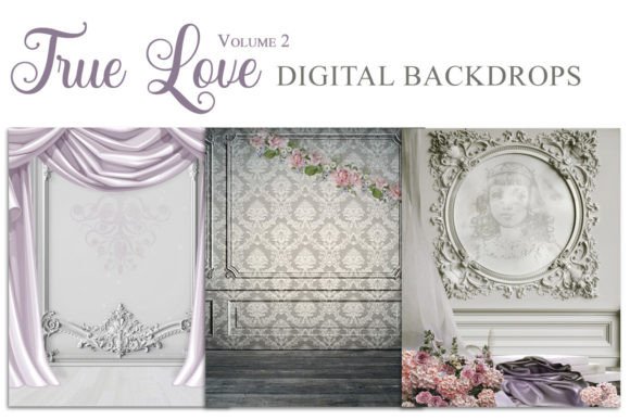 True Love V2 Digital Backdrops: Elevate Your Photos
