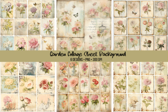 Unearthing Potential with Garden Collage Sheet, Backgrounds