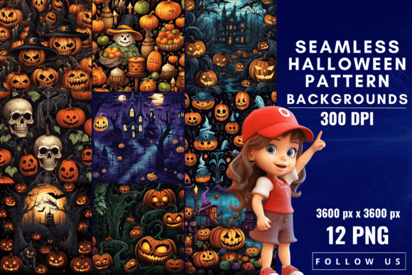 Unleash Halloween Creativity: Seamless Pattern Backgrounds